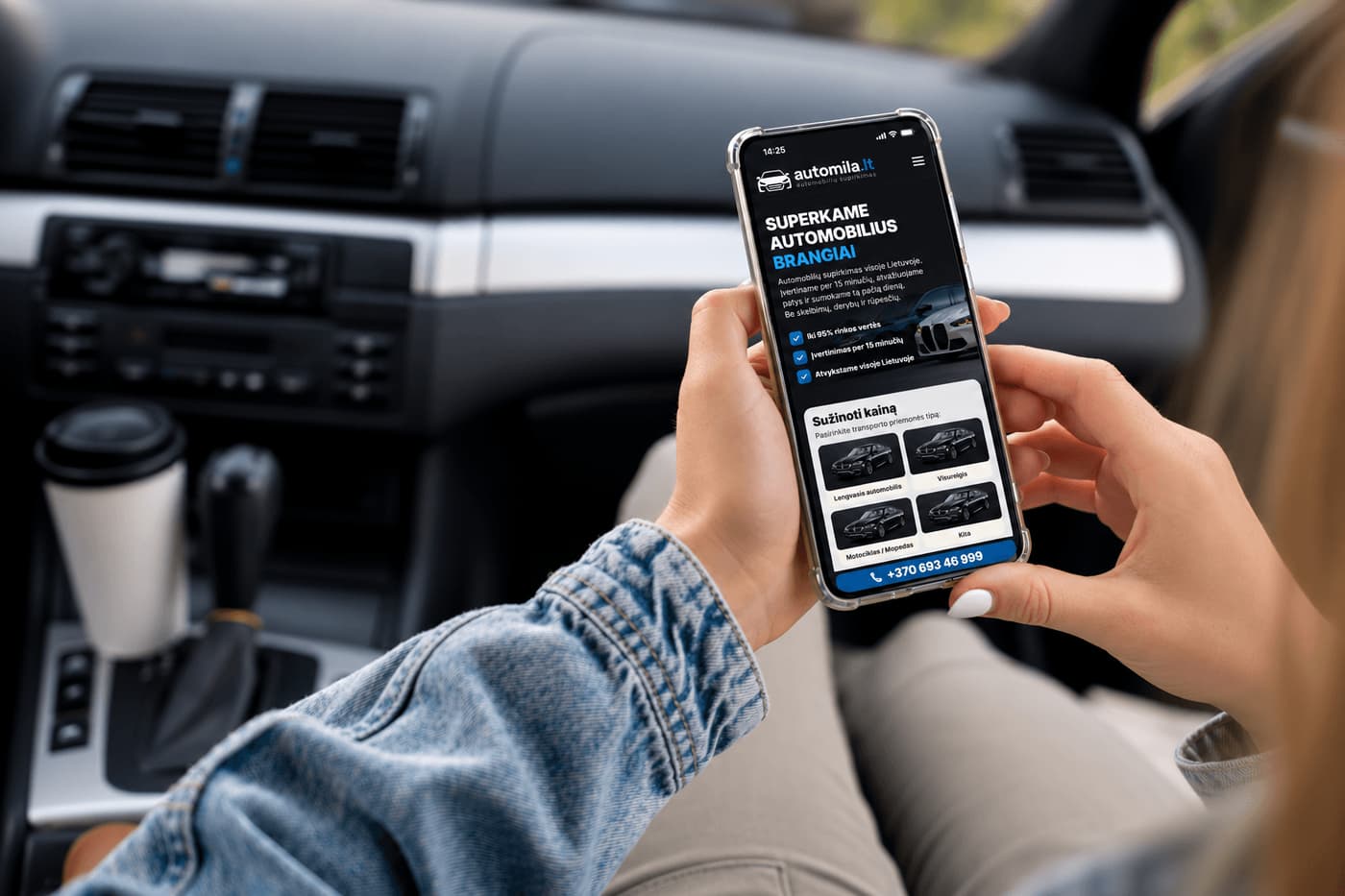 Automobilio pirkimo pardavimo sutarties pasirašymas